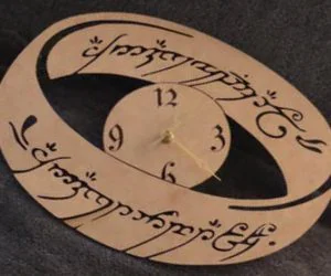 Lord Of The Rings Clock 3D Models
