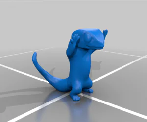 Dancing Lizard From Meme 3D Models