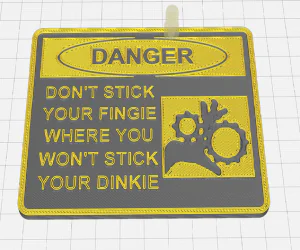 Warning Sign 3D Models