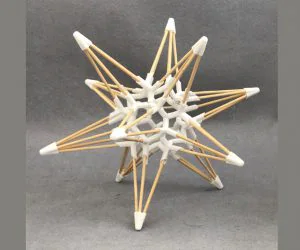 Polyhedra Star Ninth Stellation Of Icosahedron 3D Models
