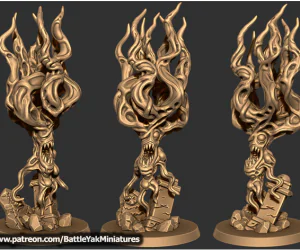 Filthy Soul Battleyak Miniatures Patreon Sample 3D Models