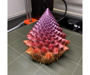Fractal Pinecone Tree Sliced 3D Models