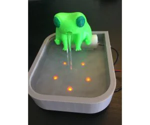 Fred The Frog Fountain 3D Models