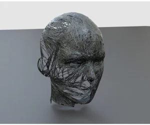 Head Figure Abstract Splines 3D Models