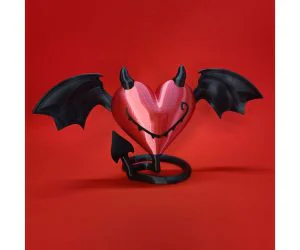 Wicked Winged Heart 3D Models
