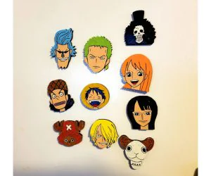 One Piece Characters 3D Models