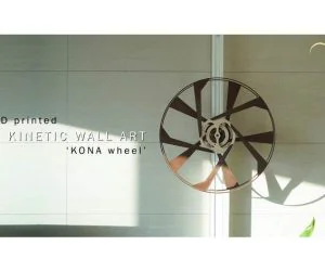 Kinetic Wall Art Kona Wheel 3D Models