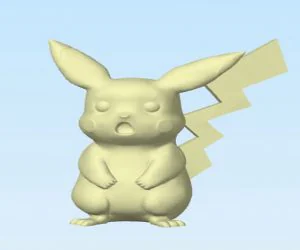 Pikachu Pokemon 3D Models