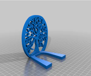 Beautiful Tree Of Life Book Support Bookend Support 3D Models