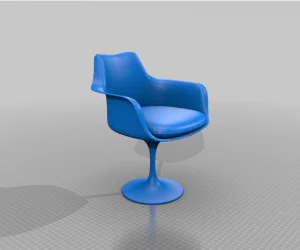 Tulip Chair By Saarinen 3D Models