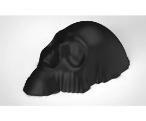 Skull Coming From Wall 3D Models