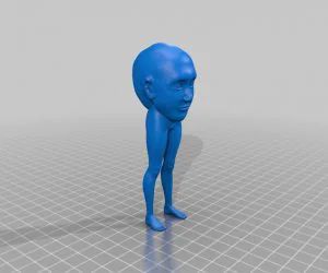 Human Head With Legs 3D Models