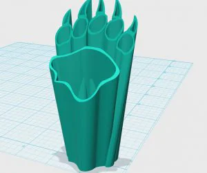 Bear Paw Vase 3D Models