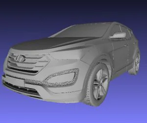 3D Model Hyundai Santa Fe Sport 2013 2014 3D Models
