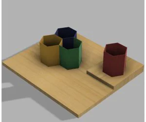 Vase Containers Connectable 3D Models
