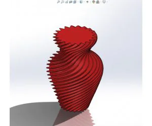 Twist Vase 3D Models