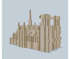 Notre Dame Puzzle 3D Models
