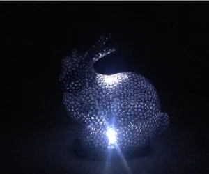Bright Base Voronoi Rabbit 3D Models