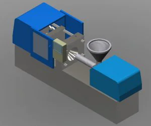 Ejection Molding Machine 3D Models