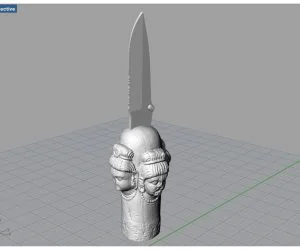 Statue Knife 3D Models