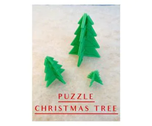 Color Me 3D Puzzle Christmas Tree 3D Models