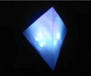Tetrahedron Rgb Lamp 3D Models