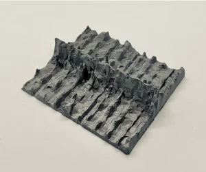 Low Poly Pulsar Observation Unknown Pleasures Joy Division Cover Like 3D Models