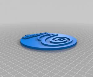 Keychain Symbol Reiki Dai Ko Myo 3D Models