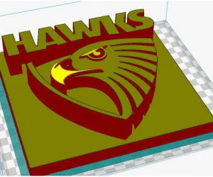 Hawthorn Football Club Logo 3D Models