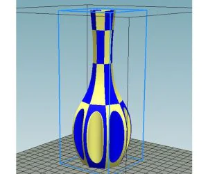 Dandelion Vase Dual Color Remix 3D Models