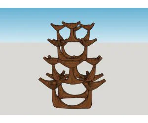 Wacky Tree Fractal Wtfractal 3D Models
