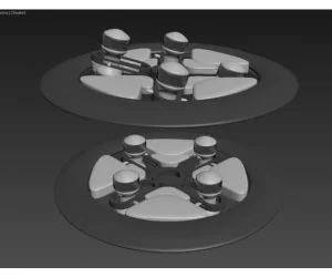 Variable Center Mass Drone Concept 3D Models