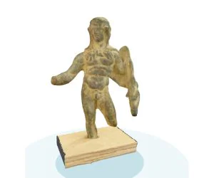 Statuette Bronze Hercule 3D Models