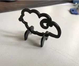 Desktop Sheep Small 3D Models