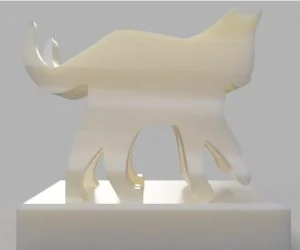 Cat Dog Dual Art 3D Models