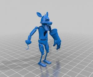 Foxy With Infinity Gauntlet 3D Models