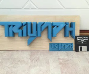 Triumph Logo 3D Models