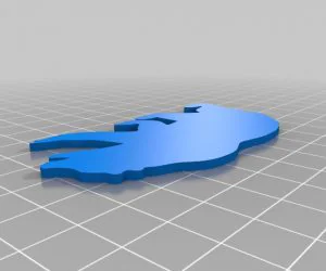 Bear Silhouette 3D Models