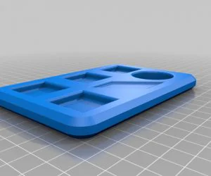 Simple Paint Pallet 3D Models