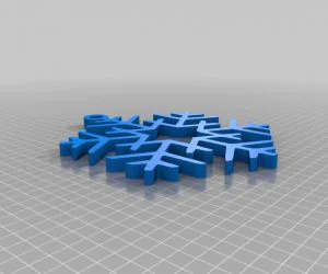 Snow Flake 3D Models