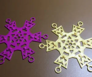 3D Snowflake Design Get Ready For The Snow. 3D Models