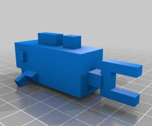 Mncraft Fish 3D Models