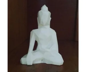 Buddha Bhumisparsha Low Poly 3D Models