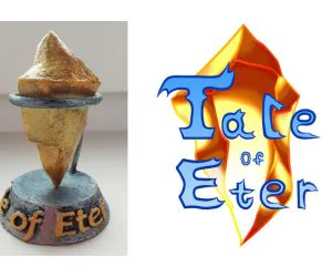 Tale Of Eter Crystal With Stand 3D Models