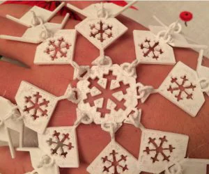 Blockscad Fabric Snowflake 3D Models