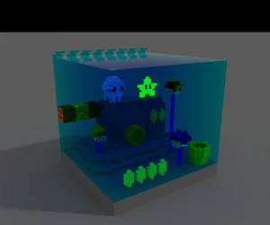Mario Water 1 3D Models