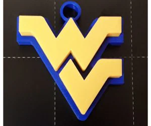West Virginia Logo 3D Models