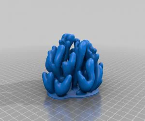 Different Size Corals Tiny Small Medium And Large 3D Models