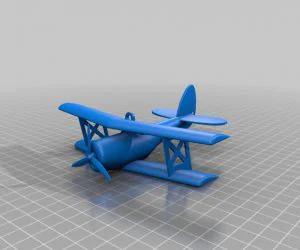 Biplane Ornament 3D Models