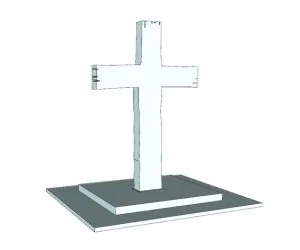 Cross Desk Ornament 3D Models